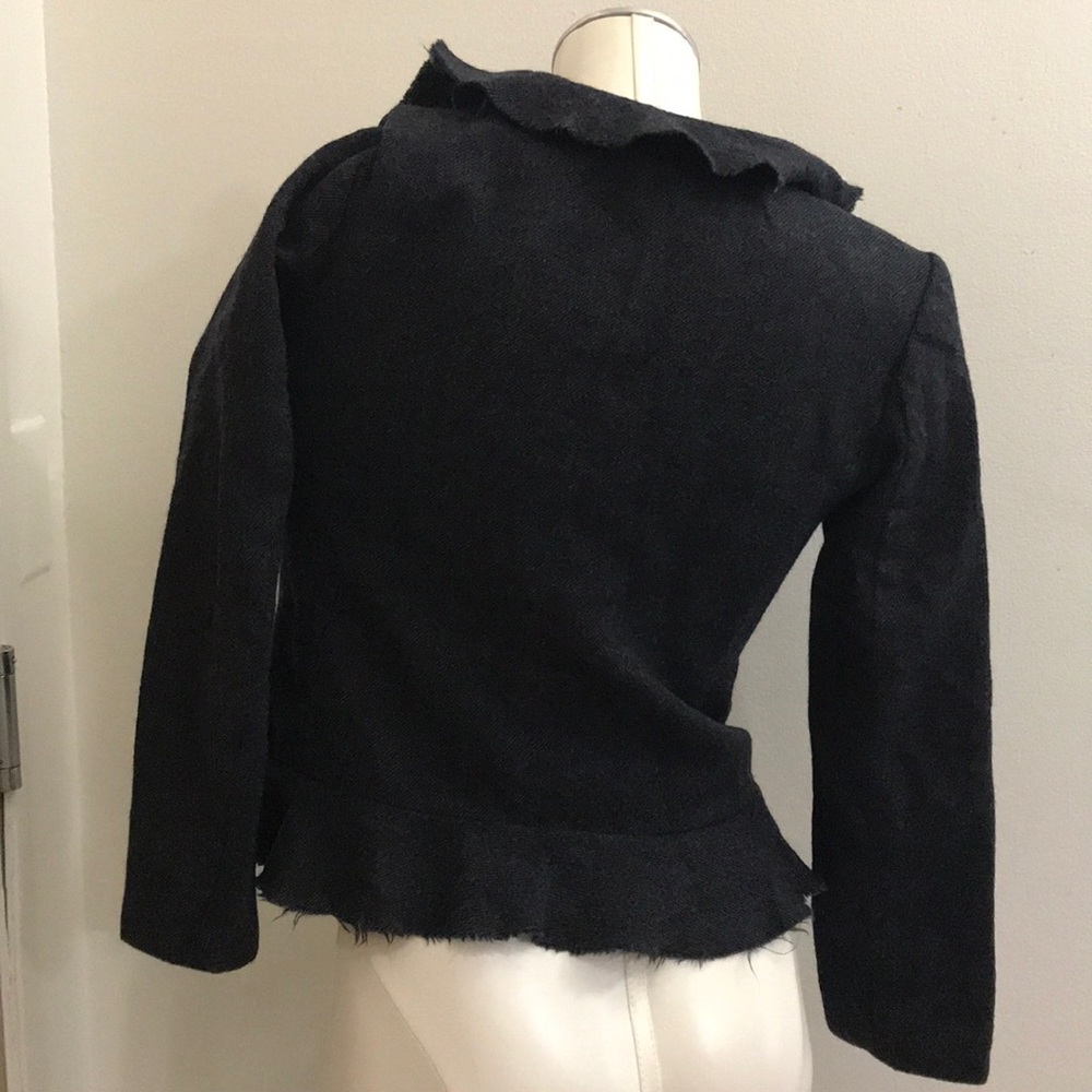 J.Crew Ruffled Blazer Size 2 - Picture 3 of 6